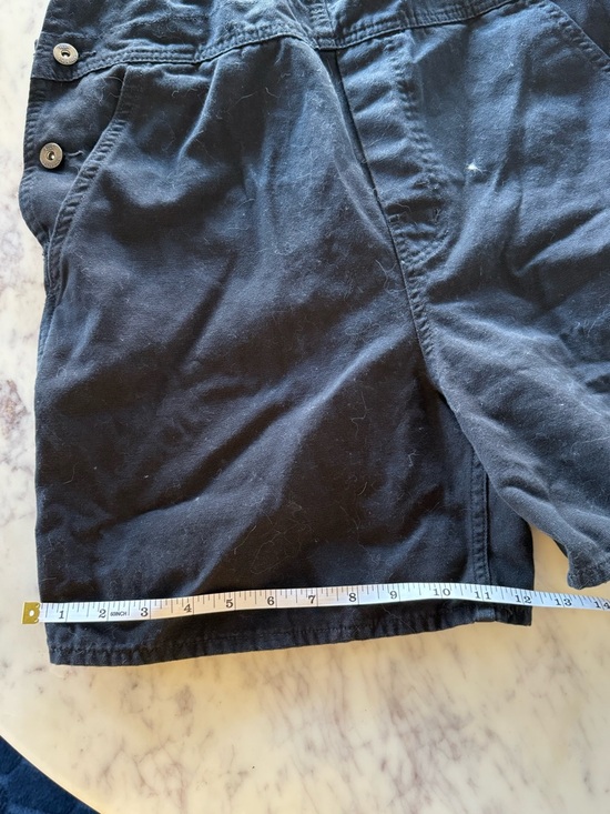 Vans Black Bib Short Overalls MEDIUM - Picture 5 of 11